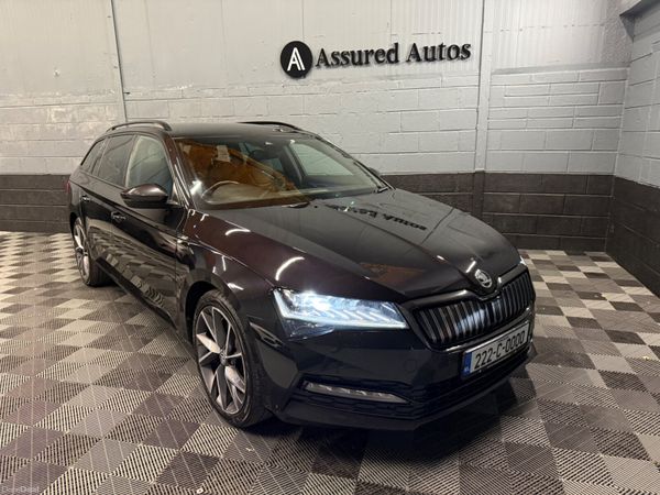 Skoda Superb Estate, Petrol Hybrid, 2022, Black