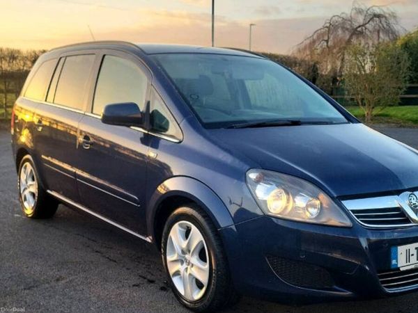Vauxhall Zafira MPV, Diesel, 2011, Blue