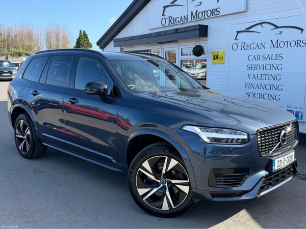 Volvo XC90 Estate, Petrol Plug-in Hybrid, 2022, Blue