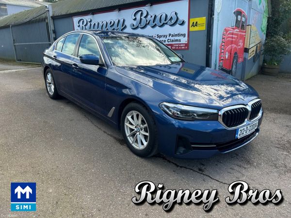 BMW 5-Series Saloon, Diesel, 2021, Blue