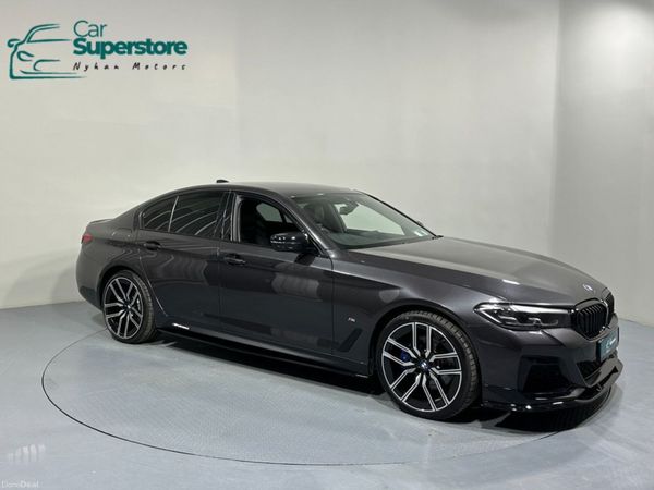 BMW 5-Series Saloon, Petrol Plug-in Hybrid, 2020, Grey