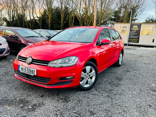 Volkswagen Golf Estate, Petrol, 2014, Red