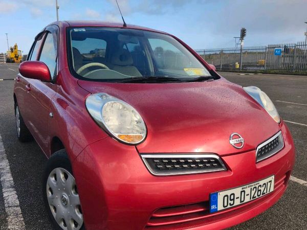 Nissan Micra Hatchback, Petrol, 2009, Red