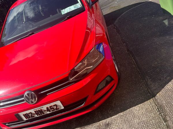 Volkswagen Polo Hatchback, Petrol, 2018, Red