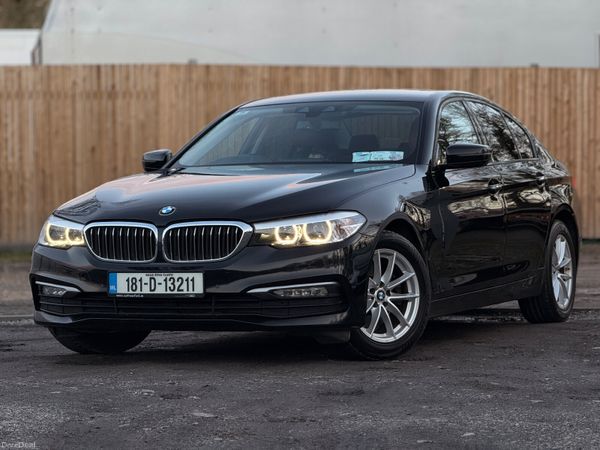 BMW 5-Series Saloon, Diesel, 2018, Black