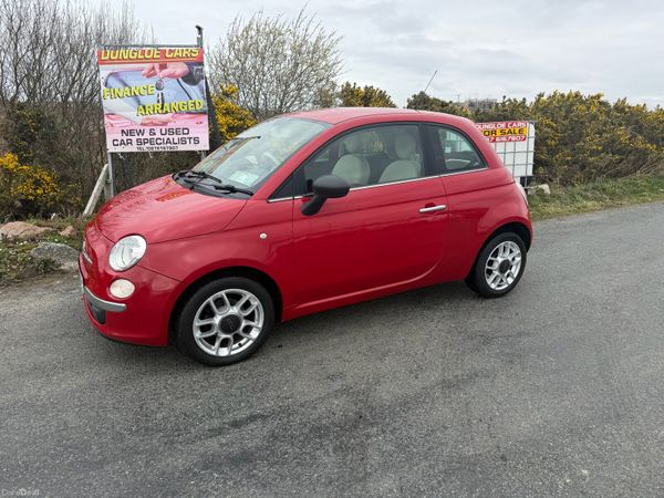 Fiat 500 Hatchback, Petrol, 2012, Red