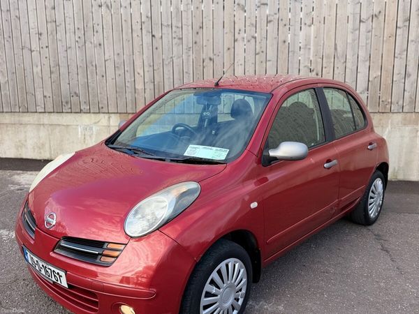 Nissan Micra Hatchback, Petrol, 2009, Red