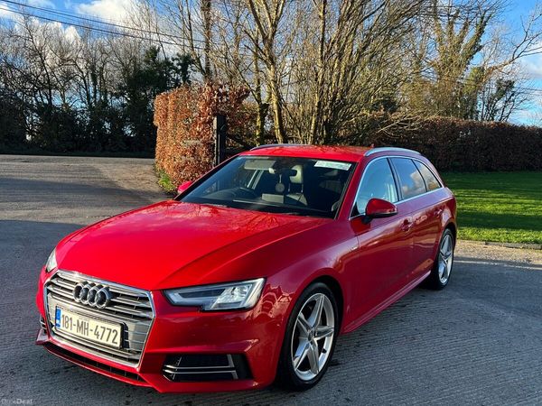 Audi A4 Estate, Diesel, 2018, Red