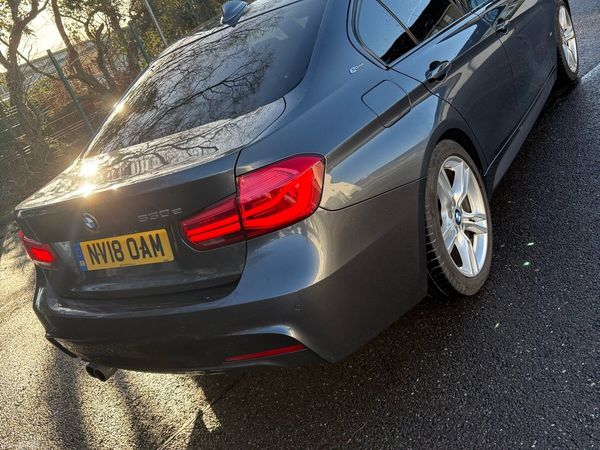 BMW 3-Series Saloon, Petrol Hybrid, 2018, Grey