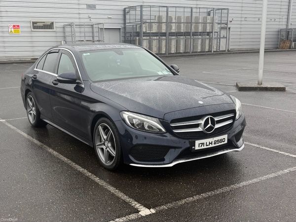 Mercedes-Benz C-Class Saloon, Diesel, 2017, Blue