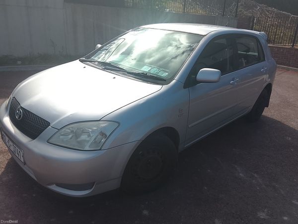 Toyota Corolla Hatchback, Petrol, 2002, Silver