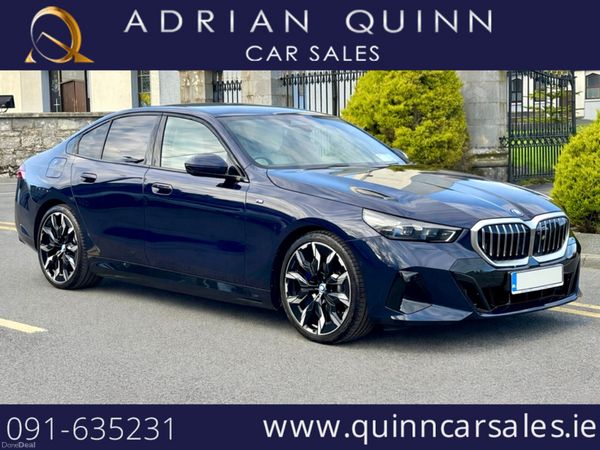 BMW 5-Series Saloon, Petrol Plug-in Hybrid, 2024, Blue