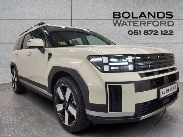 Hyundai Santa Fe SUV, Petrol Hybrid, 2025, White