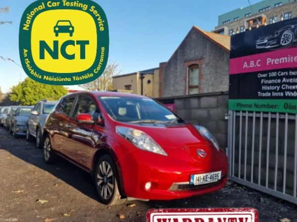 Nissan Leaf Hatchback, Electric, 2014, Red