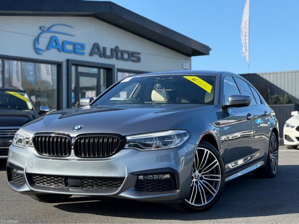 BMW 5-Series Saloon, Petrol Hybrid, 2018, Grey
