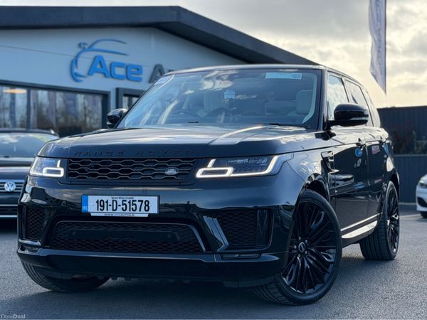 Land Rover Range Rover Sport SUV, Petrol Plug-in Hybrid, 2019, Black