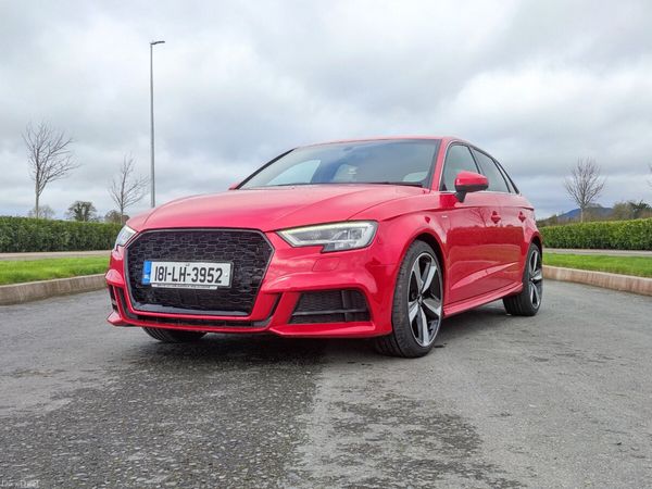 Audi A3 Hatchback, Diesel, 2018, Red