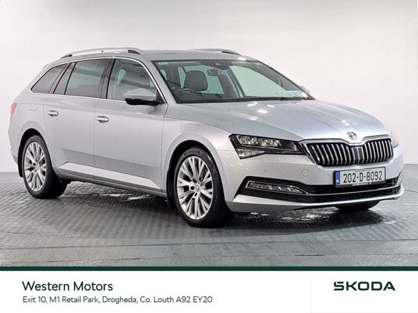 Skoda Superb Estate, Diesel, 2020, Silver