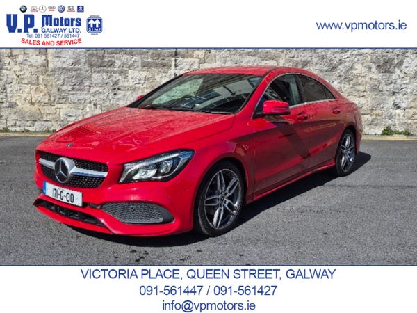 Mercedes-Benz CLA Saloon, Petrol, 2017, Red