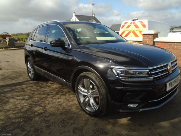 Volkswagen Tiguan SUV, Diesel, 2019, Black