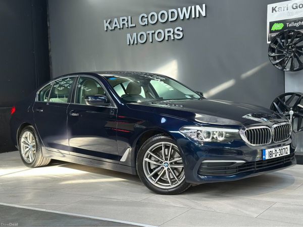 BMW 5-Series Saloon, Diesel, 2018, Blue