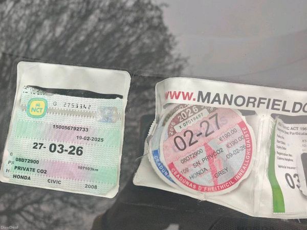 Honda Civic Saloon, Petrol Hybrid, 2008, Grey