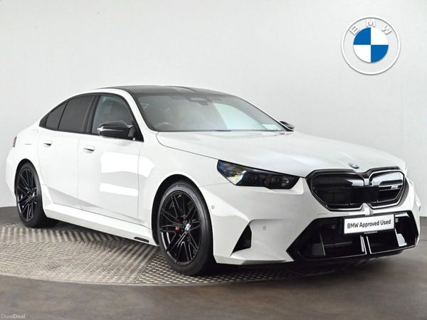 BMW M5 Saloon, Petrol Plug-in Hybrid, 2025, White