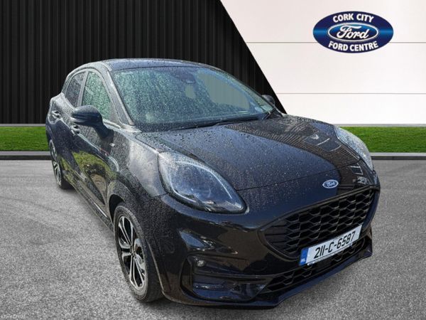 Ford Puma MPV, Petrol Hybrid, 2021, Black