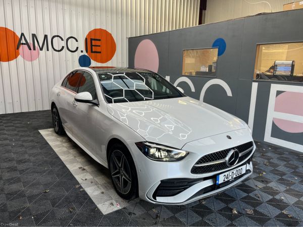 Mercedes-Benz C-Class Saloon, Petrol Plug-in Hybrid, 2024, White