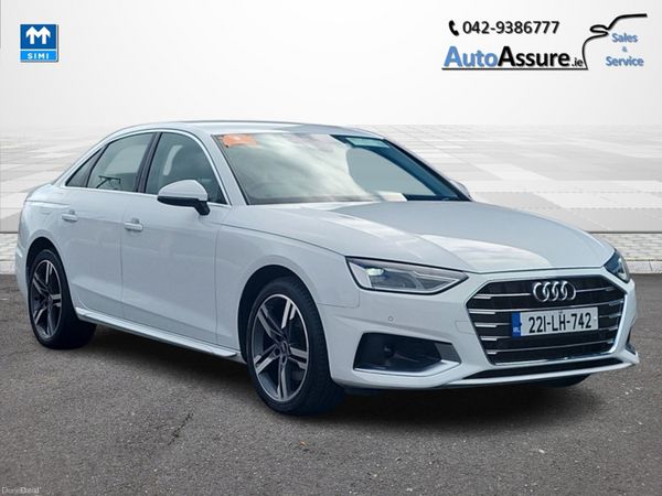 Audi A4 Saloon, Diesel, 2022, White
