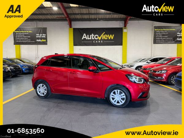 Honda Fit Hatchback, Petrol Hybrid, 2021, Red