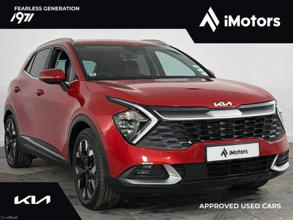 Kia Sportage SUV, Petrol Plug-in Hybrid, 2023, Red
