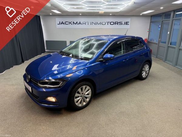 Volkswagen Polo Hatchback, Petrol, 2019, Blue