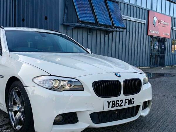 BMW 5-Series Estate, Diesel, 2012, White