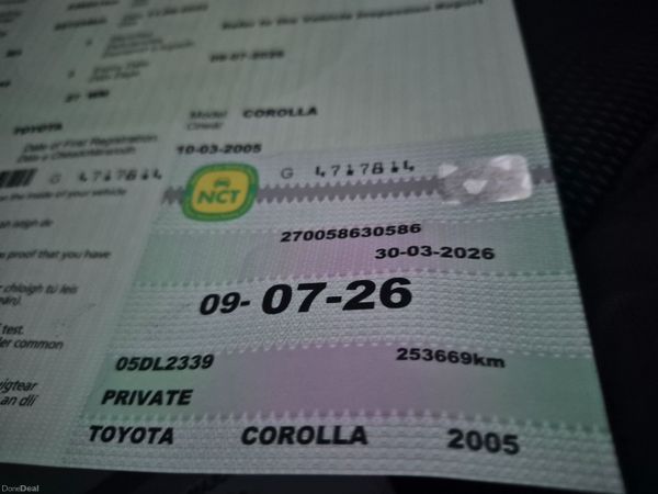 Toyota Corolla Hatchback, Petrol, 2005, Grey