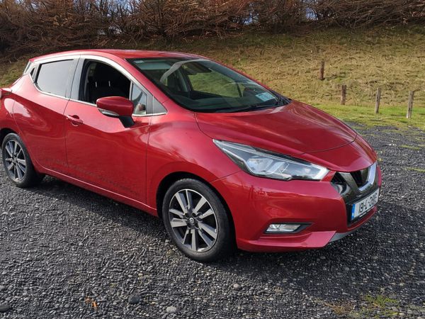 Nissan Micra Hatchback, Petrol, 2018, Red