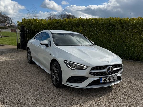 Mercedes-Benz CLA Coupe, Petrol Plug-in Hybrid, 2020, White