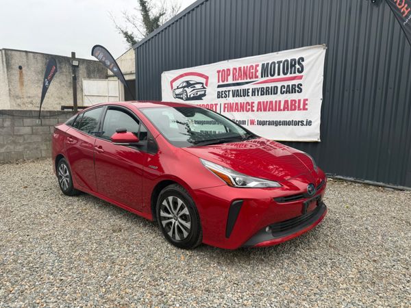 Toyota Prius Hatchback, Petrol Hybrid, 2019, Red
