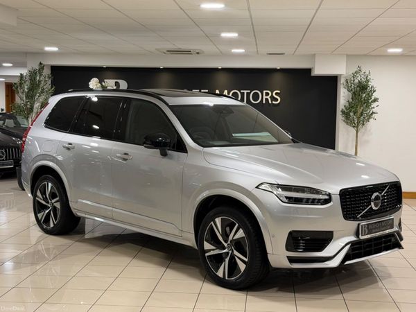Volvo XC90 Estate, Petrol Plug-in Hybrid, 2021, Silver