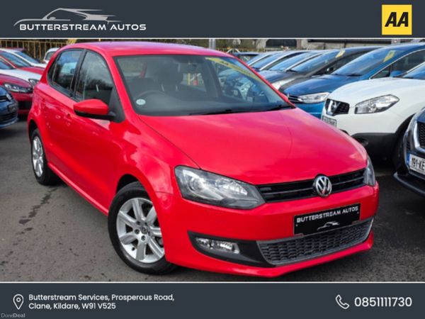 Volkswagen Polo Hatchback, Petrol, 2013, Red