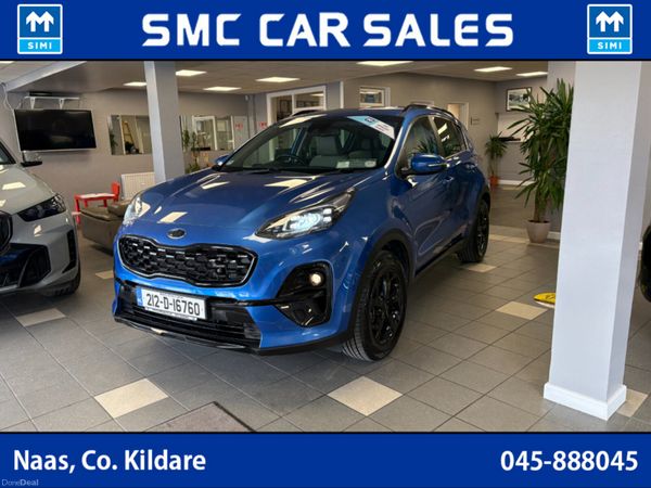 Kia Sportage SUV, Diesel Hybrid, 2021, Blue