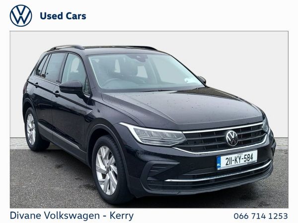 Volkswagen Tiguan SUV, Diesel, 2021, Black