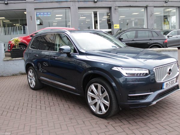 Volvo XC90 MPV, Petrol Plug-in Hybrid, 2019, Blue