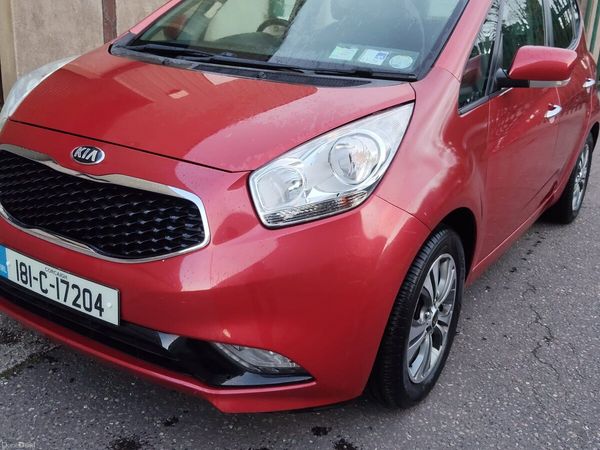 Kia Venga MPV, Petrol, 2018, Red