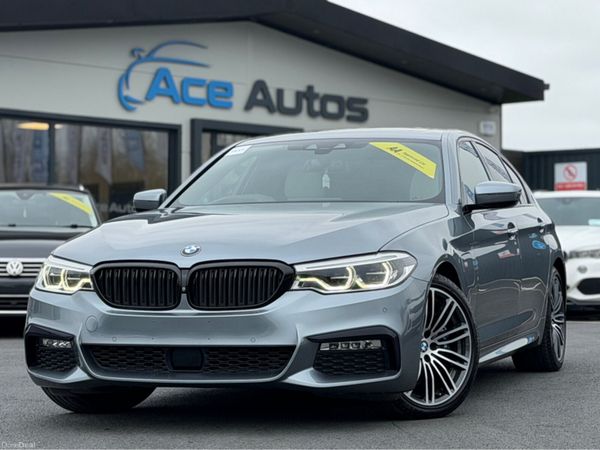 BMW 5-Series Saloon, Petrol Hybrid, 2018, Grey