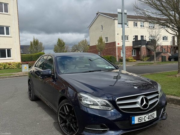 Mercedes-Benz E-Class Saloon, Diesel Hybrid, 2015, Blue
