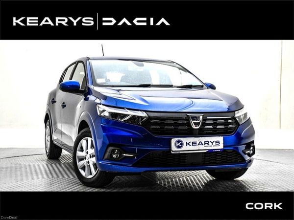 Dacia Sandero Hatchback, Petrol Gas, 2021, Blue