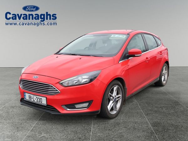 Ford Focus Hatchback, Diesel, 2018, Red