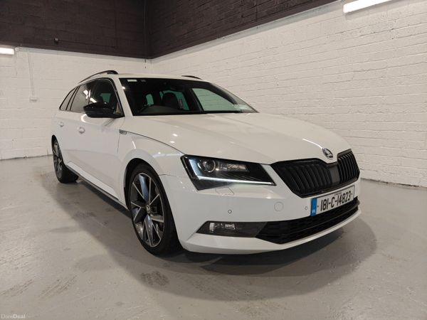 Skoda Superb Hatchback, Diesel, 2018, White