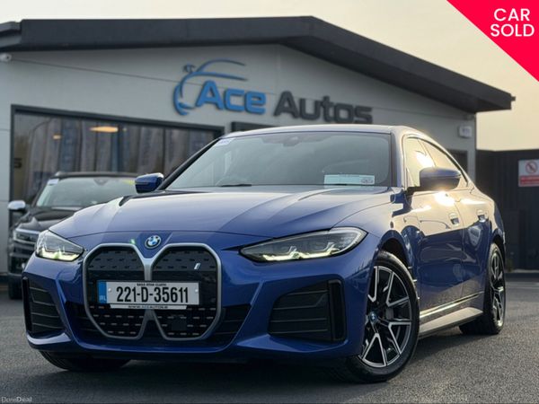 BMW i4 Saloon, Electric, 2022, Blue